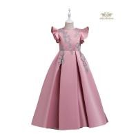 ราคา Pink Dress Girls เซท 2 ชิ้น เดรสเด็ก ชุดไปงานสีชมพู ชุดกระโปรงยาวสีชมพู ที่คาดผมคละแบบ สวมใสง่าย Party Piano Dress (25836132125)