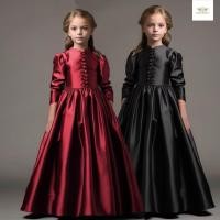 ราคา Red Dress Girls เซท2ชิ้น เดรส ชุดกระโปรงสีแดง สีดำ ชุดไปงาน ชุดกระโปรงยาว ที่คาดผมคละแบบ ชุดเดรสยาว ชุดไปงาน ชุดแสดงด (27538585303)