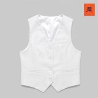 ราคา Vest เสื้อกั๊กเด็ก กั๊กสีขาว 7 ถึง 20 ปี เสื้อกั๊กเด็กสีขาว White Vest กั๊ก 120 ถึง160 Cm เสื้อกั๊กใส่ได้ทั้งชายหญิง (57007664364)