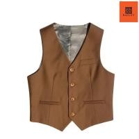 ราคา Vest เสื้อกั๊กนำ้ตาล กั๊ก 1 ถึง 20 ปี เสื้อกั๊กสีน้ำตาล Brown Vest เสื้อกั๊กเด็ก 90 ถึง180 Cm เสื้อกั๊กใส่ได้ทั้งชาย (57757134735)