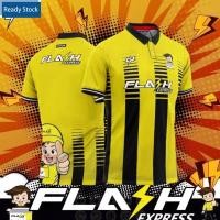 ราคา เสื้อโปโลแขนสั้น ลาย Lawa Bakhang Jersi Flash Express ไซส์ใหญ่ พร้อมส่ง (57655246609)
