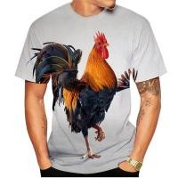 ราคา เสื้อยืดผู้ชาย ลายไก่ ทรงหลวม สไตล์ฤดูร้อน (42067734615)