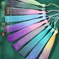 ราคา 12เซนติเมตรสองสีไล่โทนสีพู่พร้อมสต็อกขายส่งผ้าไหมน้ําแข็งแขวนหูเครื่องประดับเสื้อผ้าสิ่งทอที่บ้านงานฝีมือพู่ทัฟ4 (50557367110)