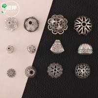 ราคา ต่างหูจี้หมวกพู่เงินทิเบต หมวกดอกไม้ DIY ทำมือ จี้ลูกปัดเงินทิเบต อุปกรณ์เงิน วัสดุขายตรง WWSL (27627663389)