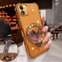 ราคา สําหรับ iPhone 11 iPhone 11 Pro iPhone 11 PRO Max ขั้นสูงโปร่งใส Anti Drop เคสโทรศัพท์ความงาม 3D การ์ตูนเลเซอร์ขาตั้งโทรศัพท์ออกแบบใหม่ (52805730246)