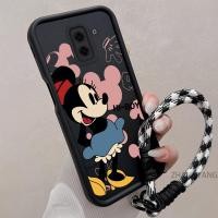 ราคา สําหรับ Samsung J6 Plus 2018 J6 Plus J6 Prime ซิลิโคน TPU anti drop เคสโทรศัพท์ความงามการ์ตูน Minnie รูปแบบตัวอักษรออกแบบใหม่ส่วนบุคคลแขวนเชือก (29832793606)