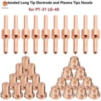 ราคา 10 ชิ้นหัวฉีดพลาสม่ายาวเครื่องตัดหัวฉีดElectrode Plasma สําหรับ LG40 PT3 40A (28224286116)
