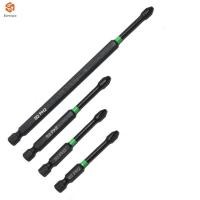 ราคา PH2 ดอกไขควงข้าม 1 4in Hex Shank กันลื่นสําหรับชุดลมและสว่านมือ (55657079777)