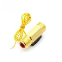 ราคา BUMKFM G1 2 Thread Water Flow Switch Reed Sensor 1 30L min Copper Alloy สําหรับ HVAC Fire (42479449768)
