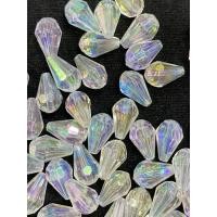 ราคา ลูกปัดมุกทรงรีหยดน้ำ งานเกรดเอ สีขาวรุ้ง ขนาด8มิล สีสวย แบ่งขาย ห่อ50กรัม (7645996227)