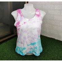 ราคา พร้อมส่ง เสื้อกล้ามผ้ามัดย้อมผู้หญิงสวยๆ น่ารัก เสื้อผ้าแฟชั่น สีสดใส ใส่สบาย (22076147024)