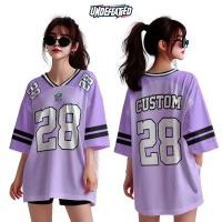 ราคา เสื้อกีฬา NFL สไตล์อเมริกัน พิมพ์ดิจิตอล 3D สำหรับผู้ชายและผู้หญิง แขนสั้น ไซส์ใหญ่ แบบโอเวอร์ไซส์ (51355930858)