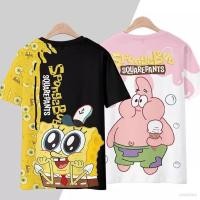 ราคา กางเกงทรงสี่เหลี่ยมและเสื้อยืดแขนสั้น สไตล์ spongeBob สำหรับทุกวัย พร้อมใช้คอสเพลย์ (50705930698)
