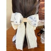 ราคา โบว์ติดผม ดอกไม้สีขาว (50950366262)