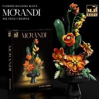 ราคา ที่สวยงามและเข้ากันได้เลโก้ดอกไม้อมตะบล็อก Morandi กุหลาบดอกทิวลิปเครื่องประดับเดสก์ทอปของขวัญขายส่ (46604204566)