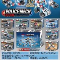 ราคา เข้ากันได้กับ LEGO 8 in 1 SWAT ประกอบบล็อกอนุภาคขนาดเล็กชุดกล่องของขวัญของเล่นเพื่อการศึกษาสำหรับเด (29219651710)