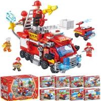 ราคา รถดับเพลิงชนิดบรรจุกล่องขนาดเล็กในประเทศอนุภาคขนาดเล็กประกอบหน่วยการสร้างเข้ากันได้กับเลโก้ชั้นฝึกอ (54004184745)