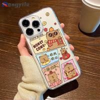 ราคา การ์ตูน Capybara เคสโทรศัพท์สําหรับ OPPO Realme V60 Pro V50 V50s V30 V30T V25 V20 V15 V13 V11 V11s V5 V3 X7 Pro Ultra X2 XT X20 น่ารักรับปีใหม่ปลอกใส (52856791628)