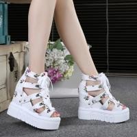 ราคา รองเท้าแตะส้นสูงสำหรับผู้หญิง เพิ่มความสูง 11 ซม สวมใส่สบาย (46708042720)