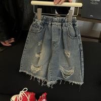 ราคา กางเกงขาสั้นยีนส์สำหรับเด็กชาย ใส่สบายในฤดูใบไม้ผลิและฤดูร้อน (47057553698)