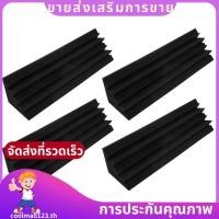 ราคา 4 ชิ้น Acoustic Panels Studio Acoustic Soundproof Foam Sound Treatment Trap Corner แผงเสียงWedges 12X48 ซม coolmall123th (44655776691)