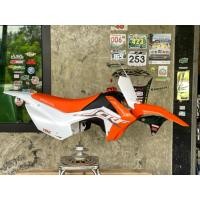 ราคา ชุดสีวิบากcrf110พร้อมถังเบาะสีส้มเบาะส้ม พร้อมฝาถังแต่งสีส้ม (43971930593)