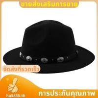 ราคา หมวกคาวบอยแบบกว้างปีก สไตล์ตะวันตก สำหรับผู้ชายและผู้หญิง สีดำ (54004295994)