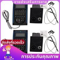 ราคา 2X 5 Band EQ Equalizer Pickup กีตาร์อะคูสติก Preamplifier Tuner พร้อม LCD Tuner และ Volume Control LC 5 hzsyykjjth (49807474882)