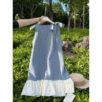 ราคา ชุดแขนกุดสไตล์เกาหลี หวานๆ สำหรับฤดูร้อน ส่วนผสมเสื้อกั๊กและกระโปรง (55557425725)