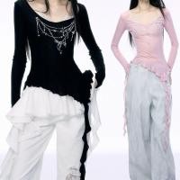 ราคา ไข่มุกพิมพ์สไตล์ Keluli เซ็กซี่ สีชมพูและดำสำหรับผู้หญิง (47507993116)