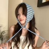 ราคา ผ้าพันคอมulti colorลายเส้น ทรงสามเหลี่ยม ใช้คล้องคอหรือคลุมไหล่ได้ (51257601179)