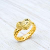 ราคา YHLG แหวนทองลายหัวใจ 1 สลึง (2702309314)