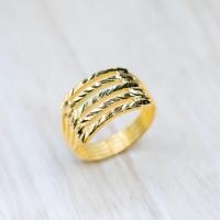 ราคา YHLG แหวนทองห้าแถวตัดลายรุ้ง น้ำหนักหนึ่งสลึง (17349110196)