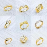 ราคา YHLG แหวนทองแท้ ประดับเพชรรัสเซีย มีให้เลือกหลายลาย น้ำหนัก 1 สลึง (2779761774)