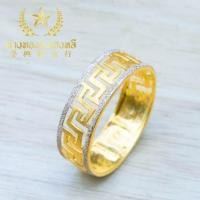 ราคา YHLG แหวนทอง แหวนทองแท้ ฉลุลายจีน น้ำหนักหนึ่งสลึง (22490022865)