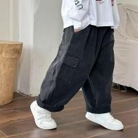 ราคา ชุดเอี๊ยมกางเกงยีนส์สำหรับเด็กผู้ชาย ดีไซน์ใหม่ สไตล์ฤดูใบไม้ผลิ สวมใส่สบาย พิเศษปี 2025 (41415097711)