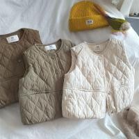 ราคา สินค้าใหม่ เสื้อกั๊กเด็ก M m เสื้อผ้าเด็กเกาหลีฤดูใบไม้ร่วงฤดูหนาวสไตล์ Quilted Mens Casual หลวม All Match สีทึบเพชรเบาะเสื้อผ้า (43576471338)