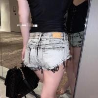 ราคา กางเกงยีนส์ขาสั้นสีเทา ลายแปรงด้อย แฟชันใหม่สำหรับฤดูร้อน (44178720632)