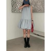 ราคา เสื้อกั๊กและกระโปรงสั้นสำหรับเด็ก ดีไซน์คลาสสิกแบบเกาหลี ลายดอกไม้นุ่มๆ A line (29494417174)