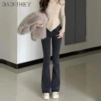 ราคา DaDuHey 7 Colors High Waist Jeans Women s New Elastic Slim Fit Hot Girl Bell Bottom Jeans Pants Bootcut Jeans (19709958505)