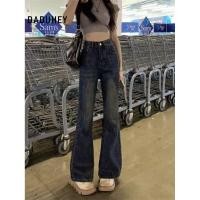 ราคา DaDuHey Bootcut jeans women s Korean retro high waisted slimming versatile classic small gril (42717083660)