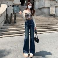 ราคา DaDuHey Bootcut jeans women s Korean retro high waisted slimming versatile classic small gril (27341003736)