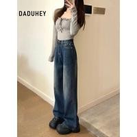 ราคา DaDuHey Bootcut jeans women s Korean retro high waisted slimming versatile classic small gril (43117095191)