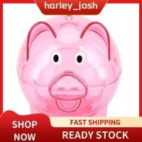 ราคา harley josh น่ารักหมูพลาสติก Clear Piggy Bank กล่องเหรียญเงินเงินสดประหยัดกรณีของเล่นเด็กของขวัญ (28375823186)