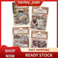 ราคา harley josh 160 PCS สติกเกอร์วินเทจสมุดภาพสติกเกอร์ DIY Craft Supplies Adhesive สติกเกอร์ Pack สําหรับ Junk Journal Supplies (47857407967)