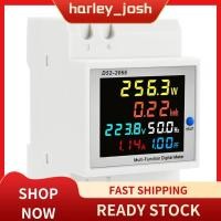 ราคา harley josh Digital Single Phase Meter Tester Power Usage Monitor AC110V 40V 300V100A ความถี่ Power Factor Meter มัลติมิเตอร์ (44129360573)