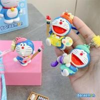 ราคา ของแท้ Doraemon Painter miu Series พวงกุญแจ Creative Painter สไตล์ตุ๊กตาจี้กระเป๋านักเรียนจี้ของขวัญการ์ตูนน่ารัก (57457819005)
