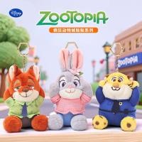 ราคา ดิสนีย์ของแท้ Crazy Animal City สติกเกอร์จี้ Judy Nick เสือดาวตํารวจเจ้าหน้าที่ตุ๊กตาพวงกุญแจกระเป๋าตกแต่งหญิงน่ารักตุ๊กตาอุปกรณ์เสริม กุญแจพวงลูกตุงนุ่มนาบ จากภาพยนตร์การ์ตูนชื่อดัง ตัวละคร Judy Hopp
