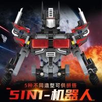 ราคา Black Optimus Five in One Robot Dual Control โปรแกรมเส้นทาง Chariot Transformers Building Block รุ่น Boy เทคโนโลยีของขวัญวันเกิด STEM การศึกษา (57306775439)