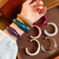 ราคา ชุดกำไลข้อมือวินเทจสีเรซิ่นเปิด สำหรับผู้หญิง เพิ่มลุคให้สวยงามทุกวัน (47603048134)